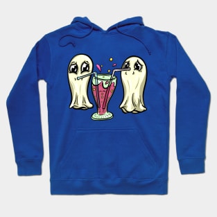 Ghosts Drinking Soda Pop Cute Cartoon Hoodie